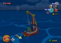 une photo d'Ã©cran de The Legend of Zelda - The Windwaker sur Nintendo Gamecube